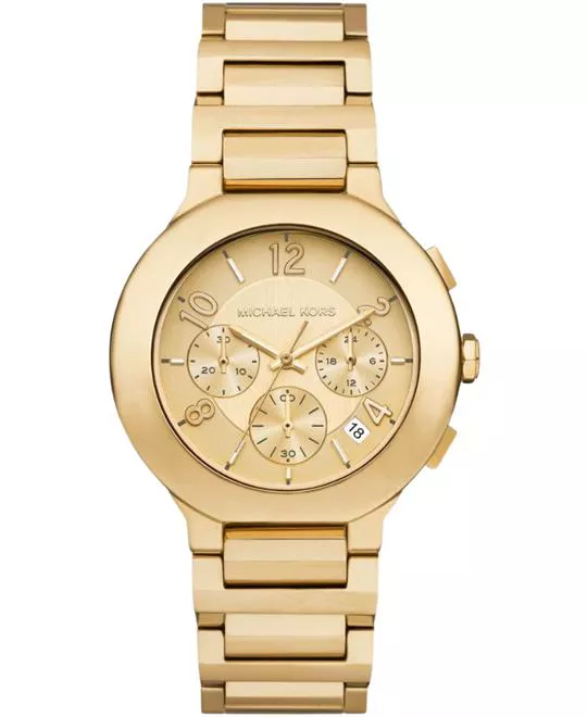 Michael Kors Oversized Gramercy Gold-Tone Watch 40mm