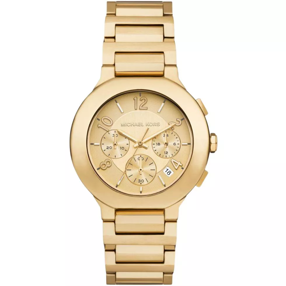 Michael Kors Oversized Gramercy Gold-Tone Watch 40mm