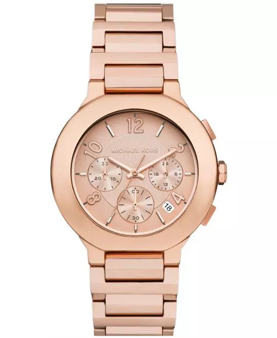 Michael Kors Oversized Gramercy Rose Gold-Tone Watch 40mm