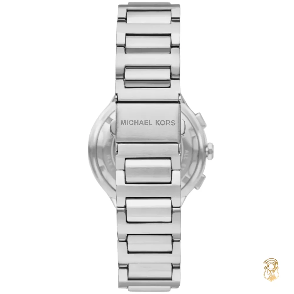 Michael Kors Oversized Gramercy Silver-Tone Watch 40mm