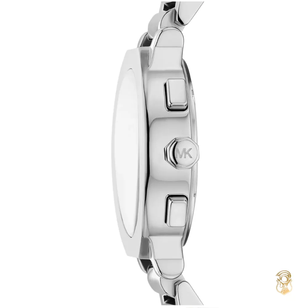 Michael Kors Oversized Gramercy Silver-Tone Watch 40mm