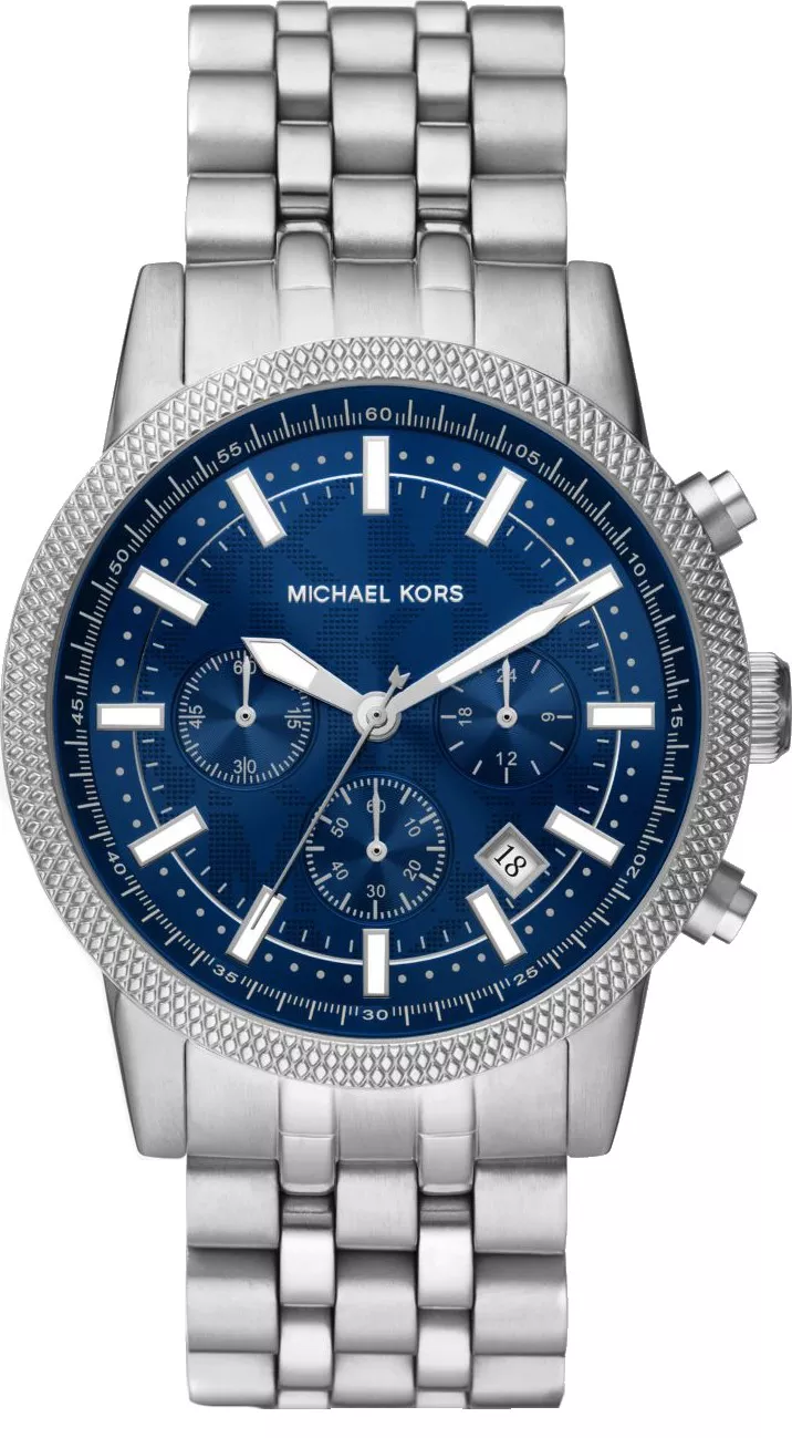 MSP: 98438 Michael Kors Oversized Hutton Silver-Tone Watch 43mm 7,508,000