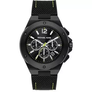 Michael Kors MK8945 Oversized Lennox Black-Tone Watch 45MM