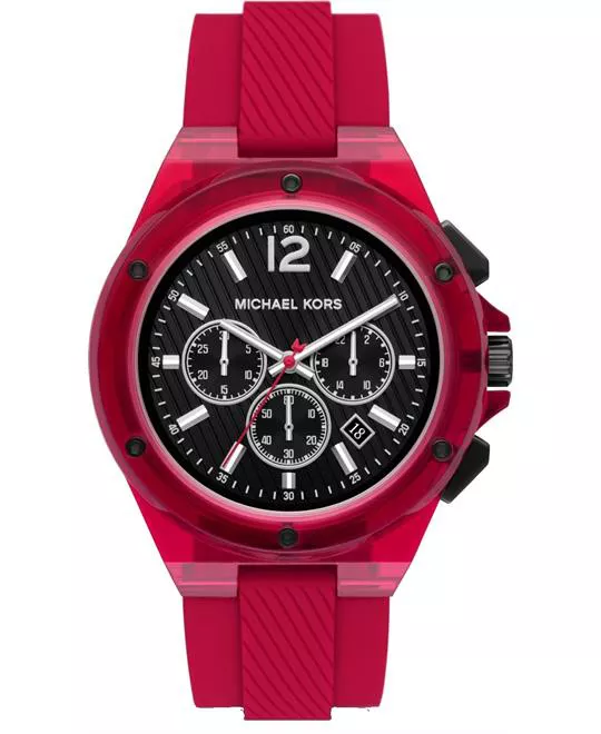 Michael Kors Oversized Lennox Silicone Watch 45mm  