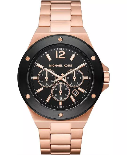 Michael Kors Lennox Rose Gold Watch 45mm