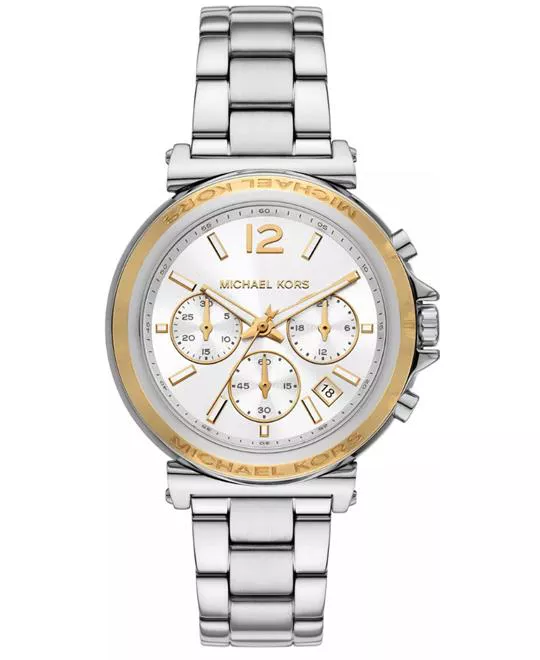 Michael Kors Oversized Maren Silver-Tone Watch 40mm