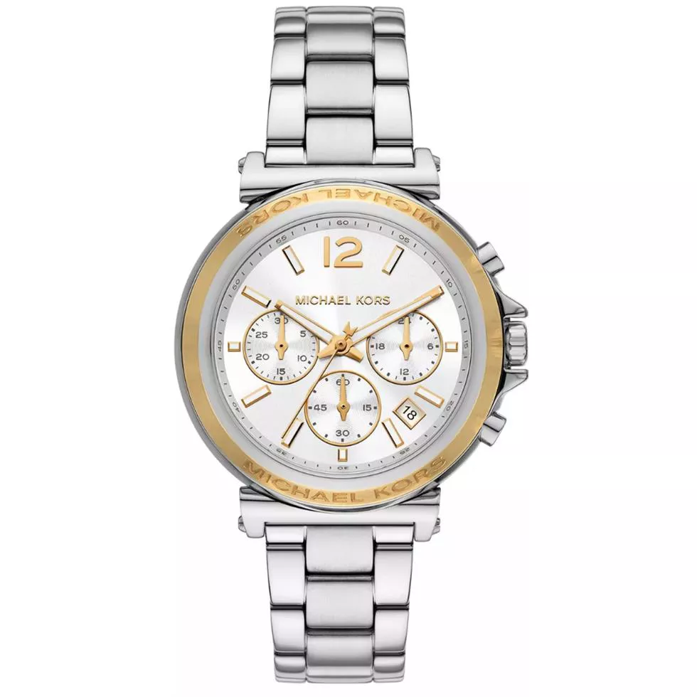 Michael Kors Oversized Maren Silver-Tone Watch 40mm