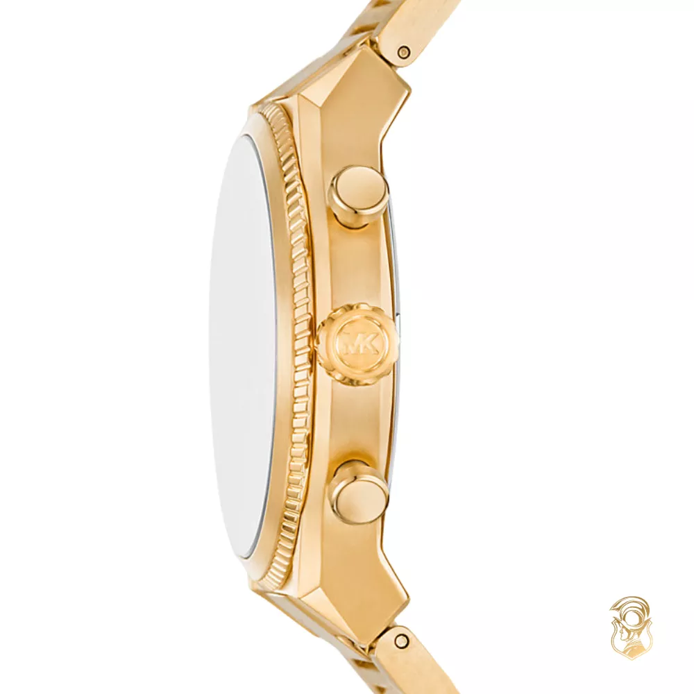 Michael Kors Oversized Panorama Gold-Tone Watch 44mm