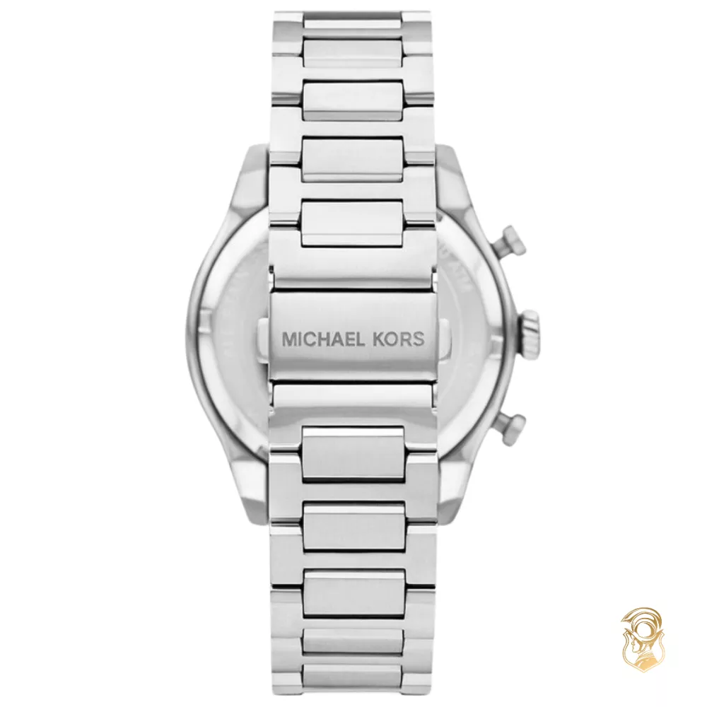 Michael Kors Oversized Panorama Silver-Tone Watch 44mm