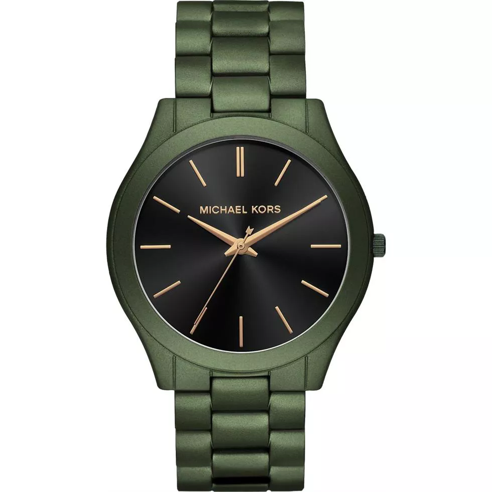 Michael Kors Runway Oversized Slim Green Watch 44mm