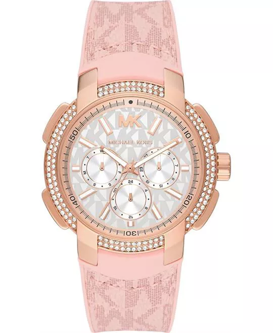 Michael Kors Sydney Pavé Pink Watch 42mm