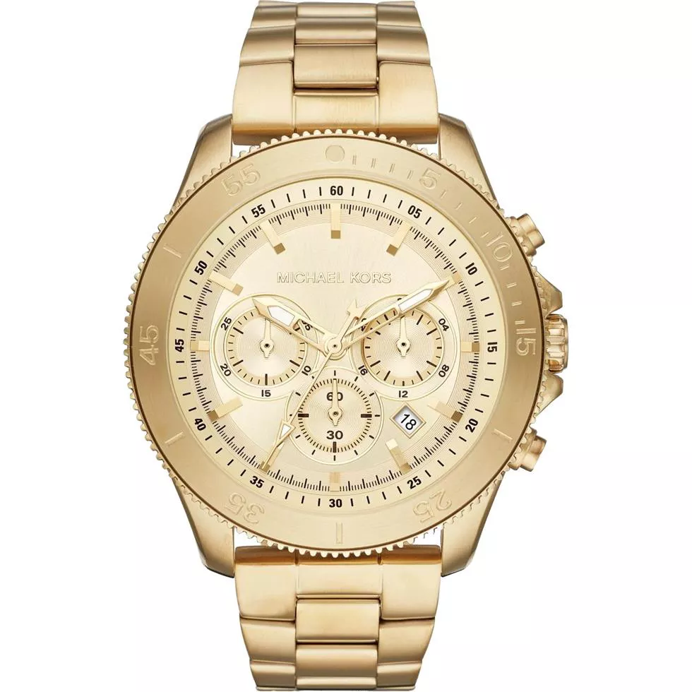 Michael Kors Oversized Theroux Yellow Watch 44.5mm  