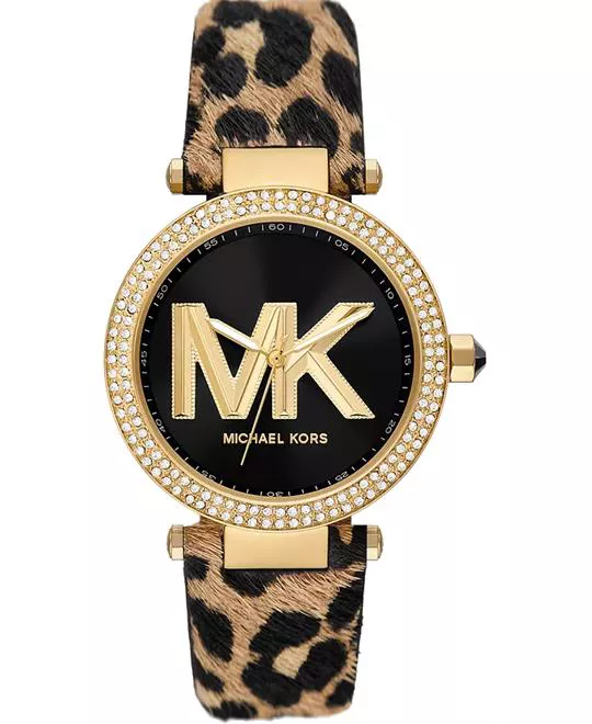 Michael Kors Parker Animal Print Watch 33mm