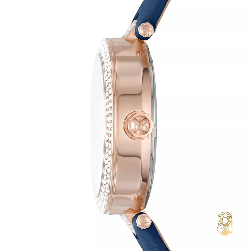 Michael Kors Parker Blue Tone Watch 33mm 