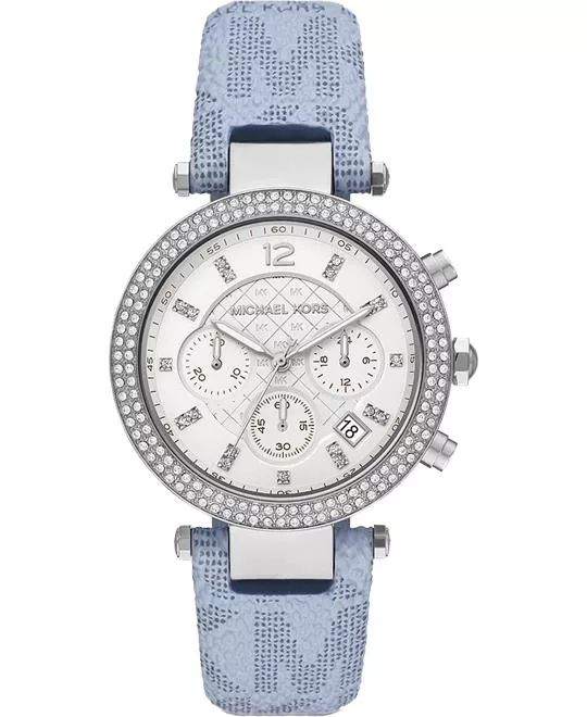 Michael Kors Parker Chronograph Blue Watch 39mm