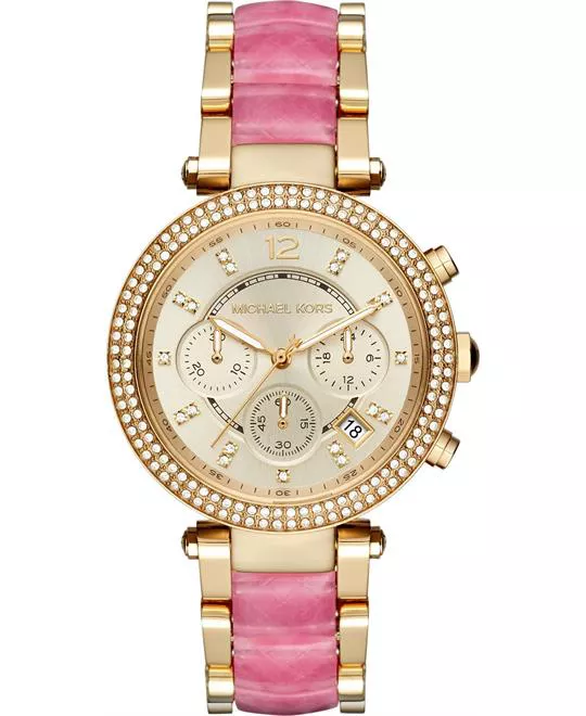 Michael Kors Parker Pink Watch 39mm
