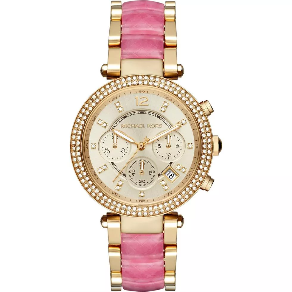 Michael Kors Parker Pink Watch 39mm