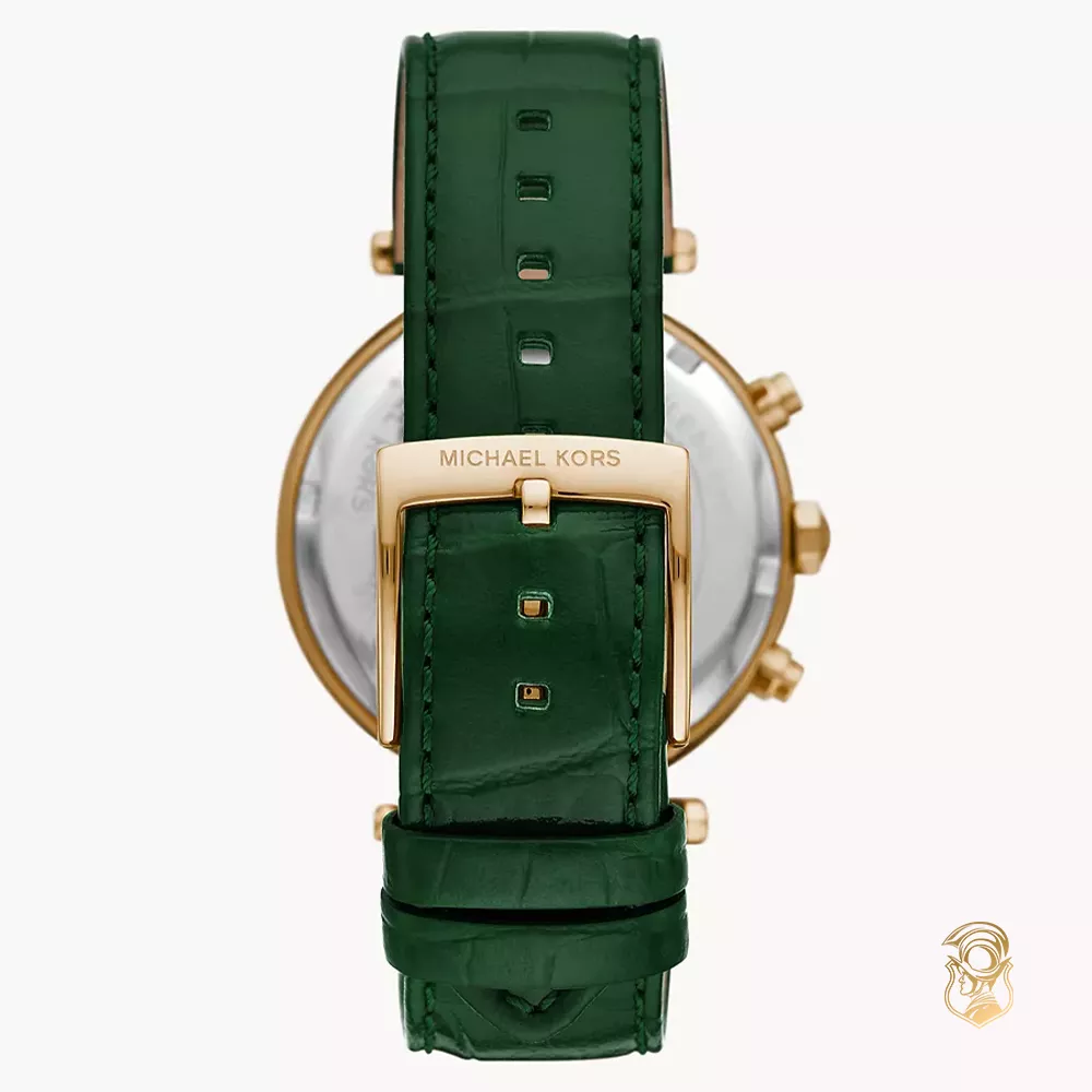 Michael Kors Parker Green Tone Watch 39mm