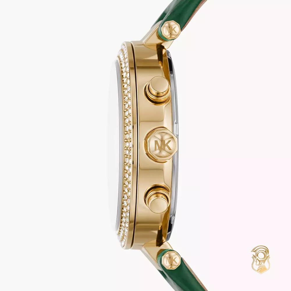 Michael Kors Parker Green Tone Watch 39mm