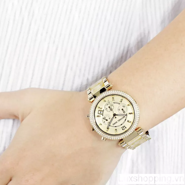 Michael Kors Parker Gold Watch 39mm