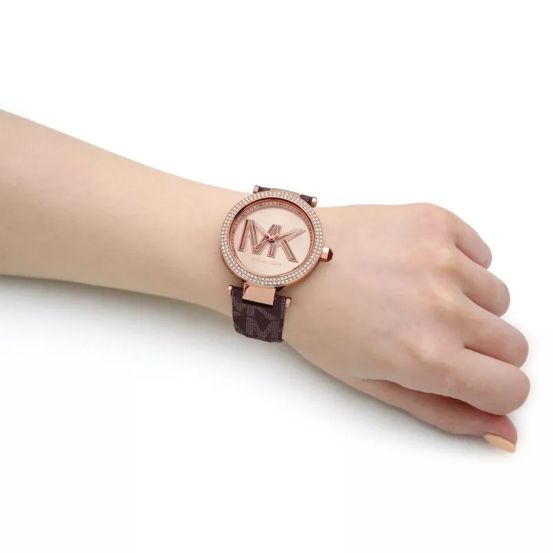 Michael Kors Parker  Merlot PVC Watch 39 mm