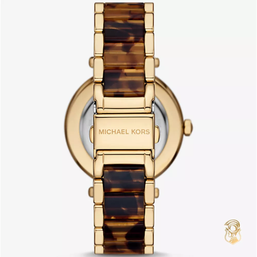 Michael Kors Parker Pavé Gold-Tone Watch 39mm
