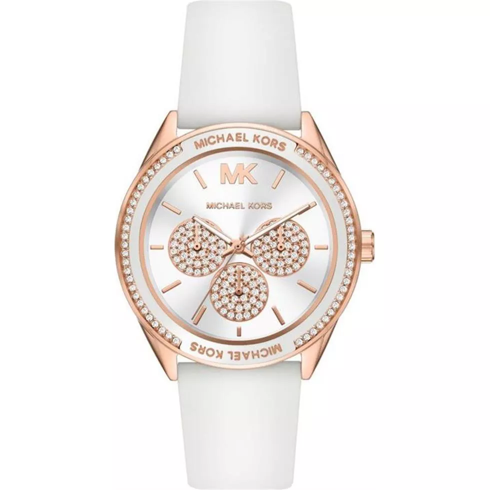 Michael Kors Pavé Rose Gold Tone Watch  40mm