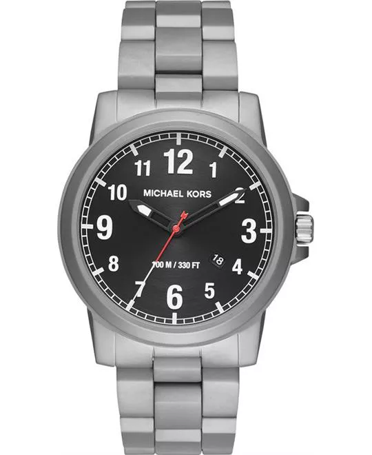 Michael Kors Paxton Silver-Tone Watch 43m