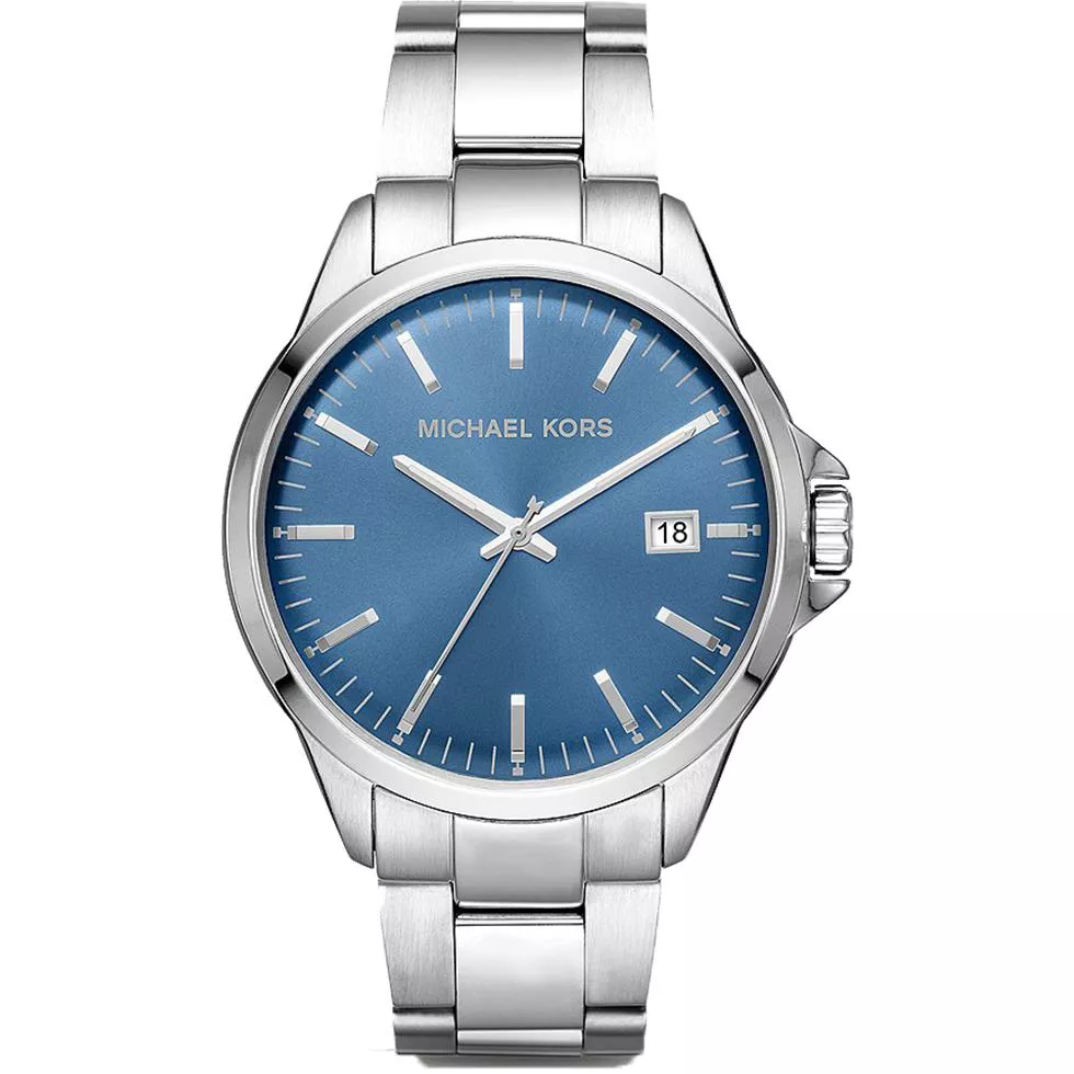 Michael Kors Penn Blue Tone Watch 44mm 