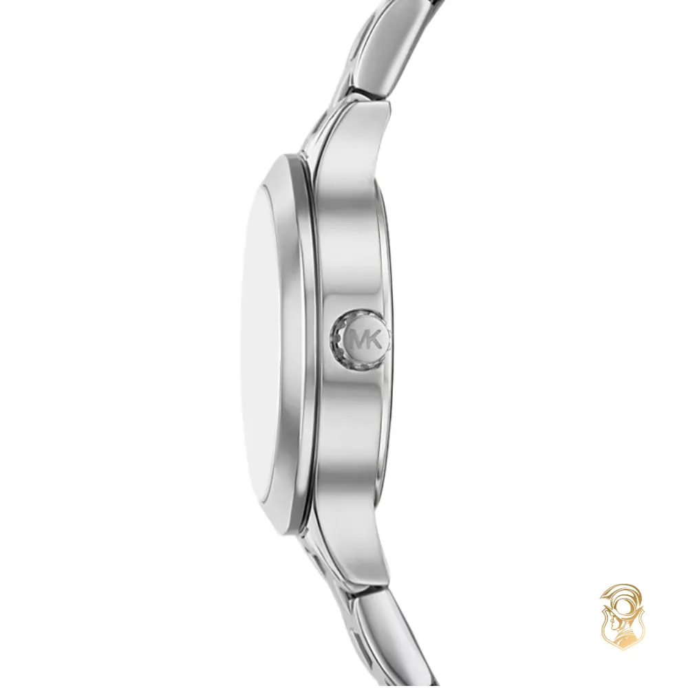 Michael Kors Petite Aspyn Pavé Silver Watch 28mm