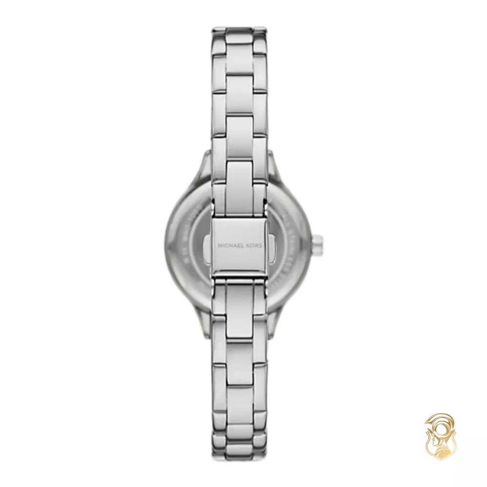 Michael Kors Petite Aspyn Pavé Silver Watch 28mm