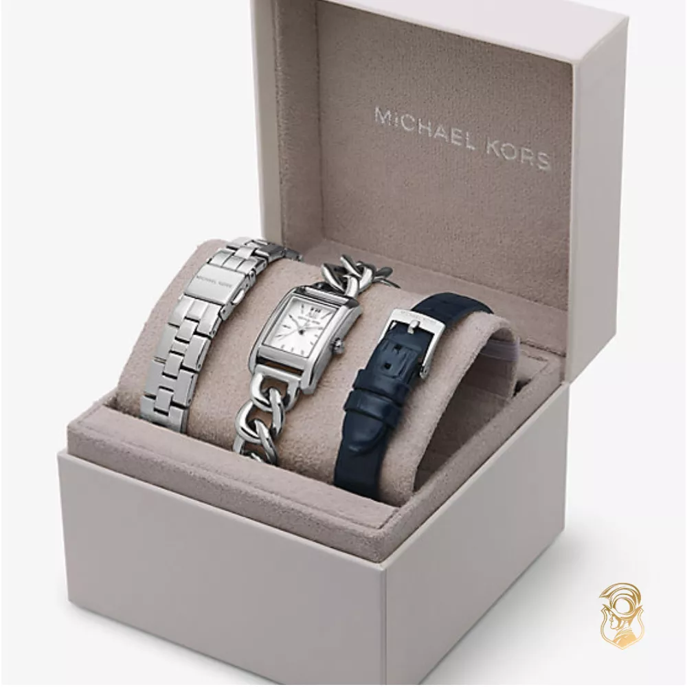 Michael Kors Petite Monroe Set Silver Watch 20mm