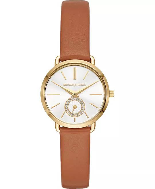 Michael Kors Petite Portia Gold-Tone Watch 28mm