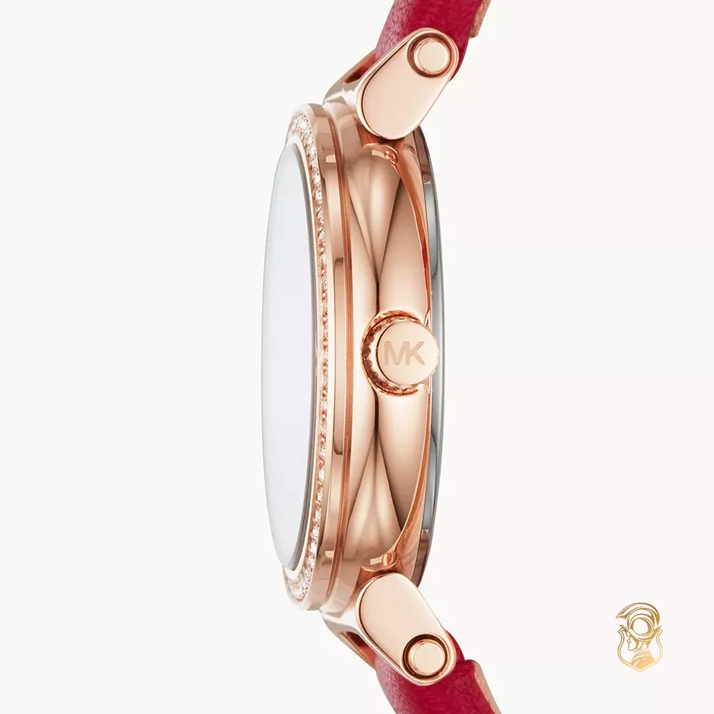 Michael Kors Petite Sofie Red Tone Watch 26mm  