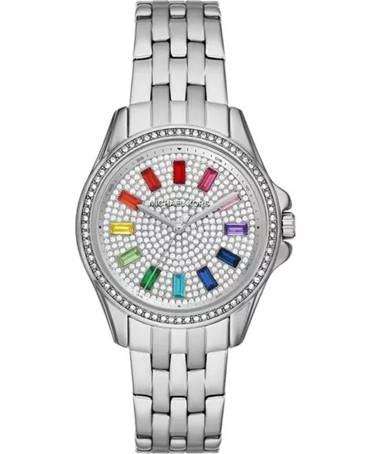 Michael Kors Pilot Baguette Rainbow Watch 36mm