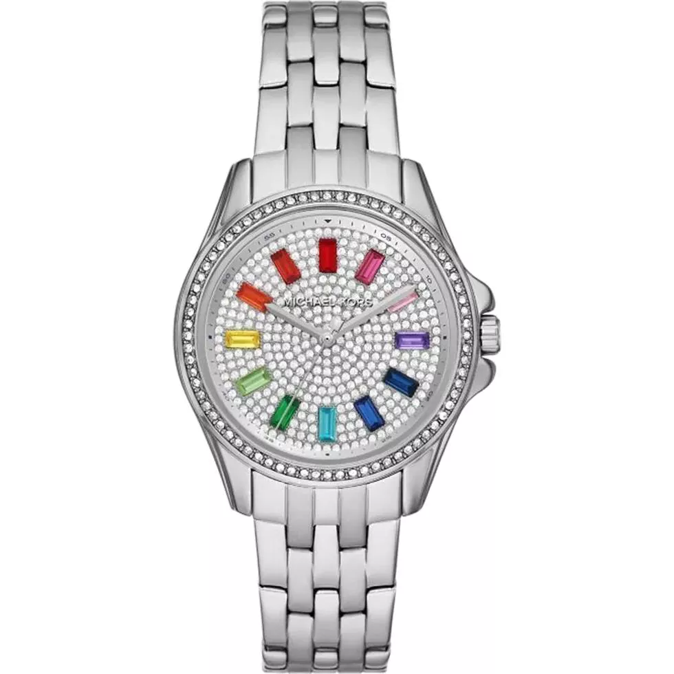 Michael Kors Pilot Baguette Rainbow Watch 36mm