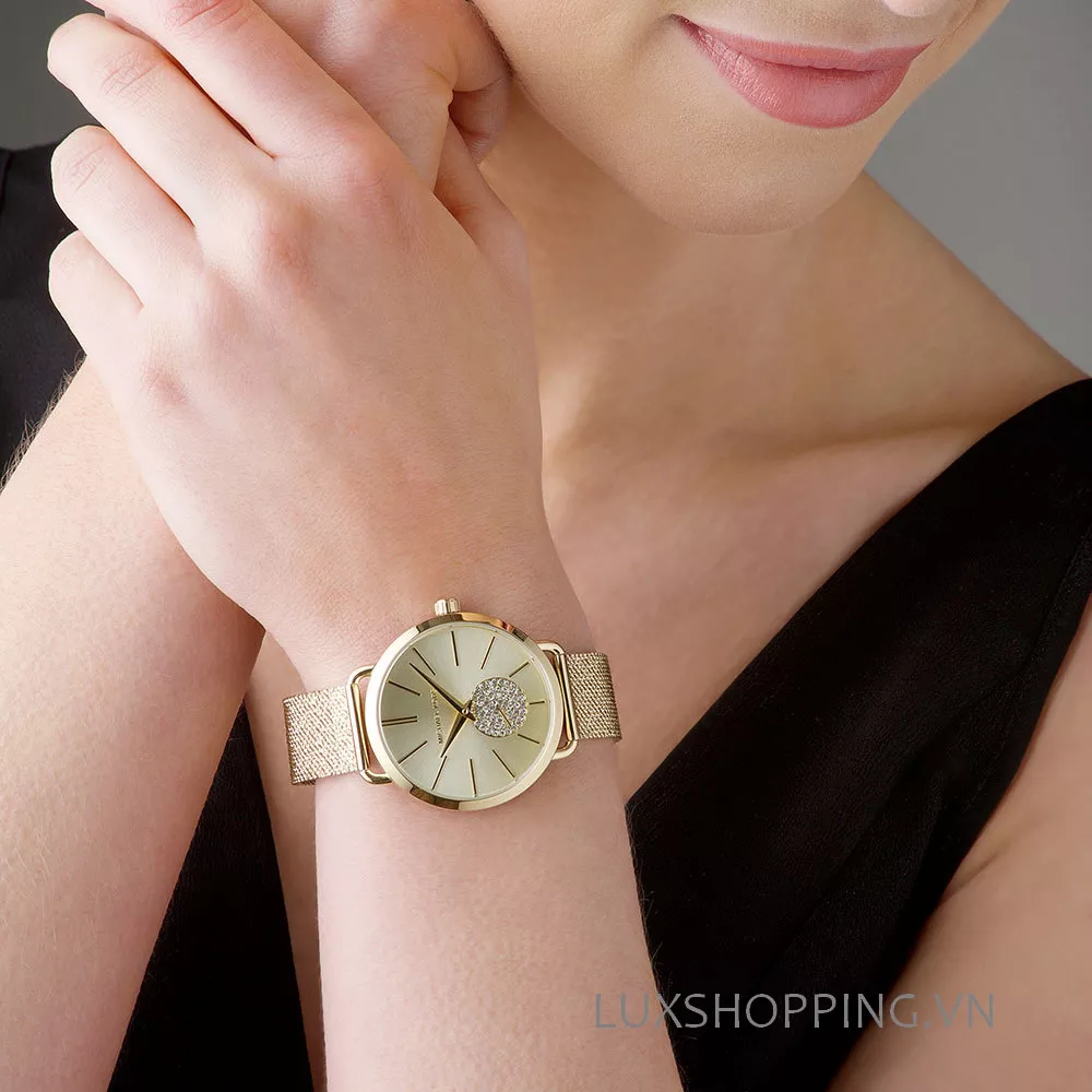 Michael Kors Portia Gold-Tone Watch 37mm