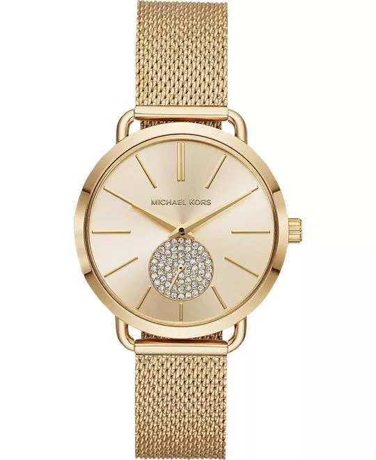 Michael Kors Portia Gold-Tone Watch 37mm