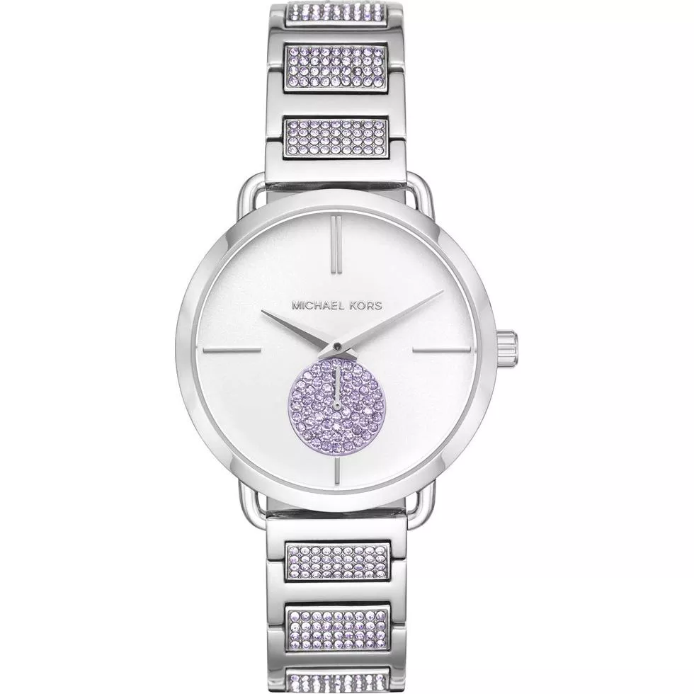 Michael Kors Portia Lavender Pavé Watch 37mm