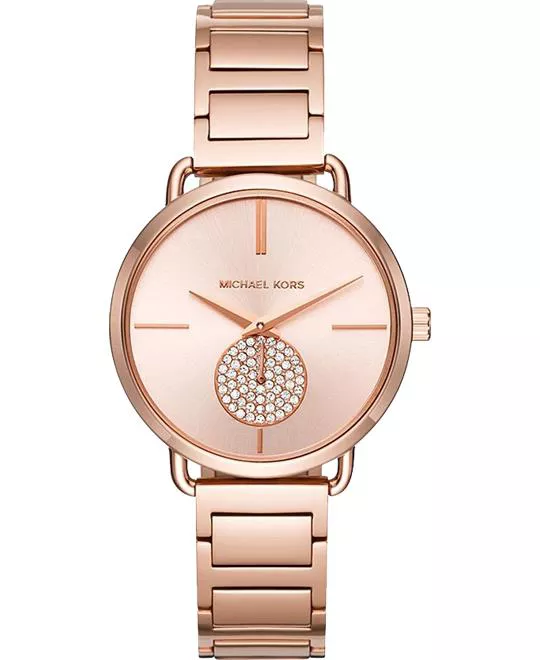 Michael Kors Portia Rose Gold Watch 36mm 