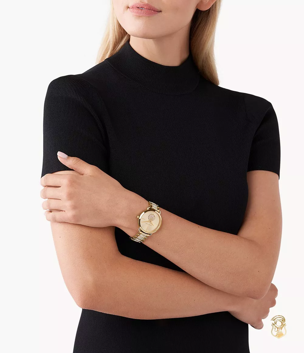 Michael Kors Portia Three-Hand Gold-Tone Watch 36mm