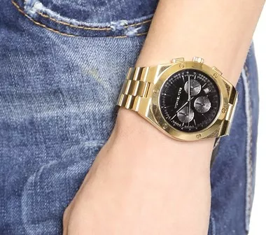 Michael Kors Reagan Gold Tone Unisex's Watch 42mm 