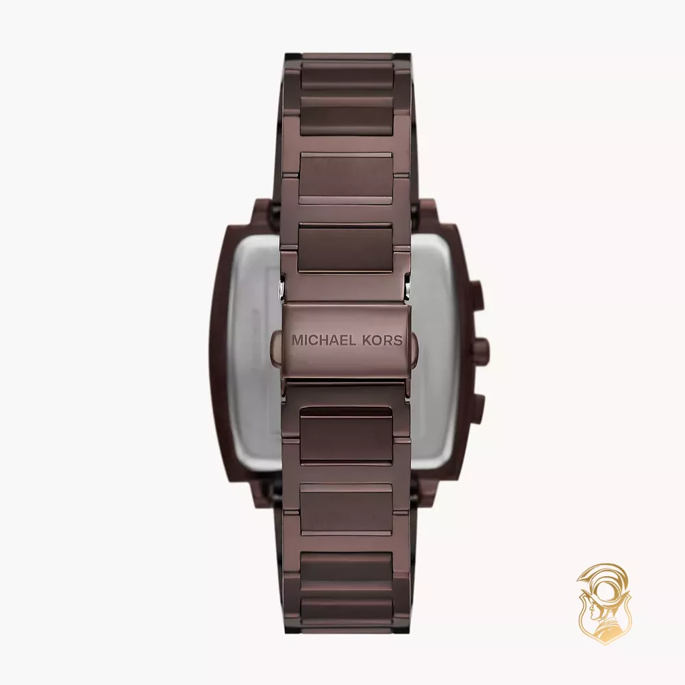 Michael Kors Rhys Chronograph Brown Stainless Steel Watch 41mm
