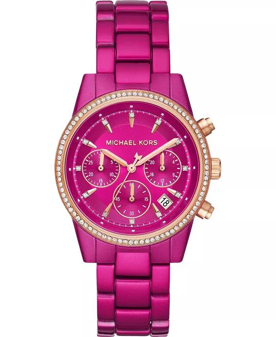 Michael Kors Ritz Electric Pink Watch 37mm