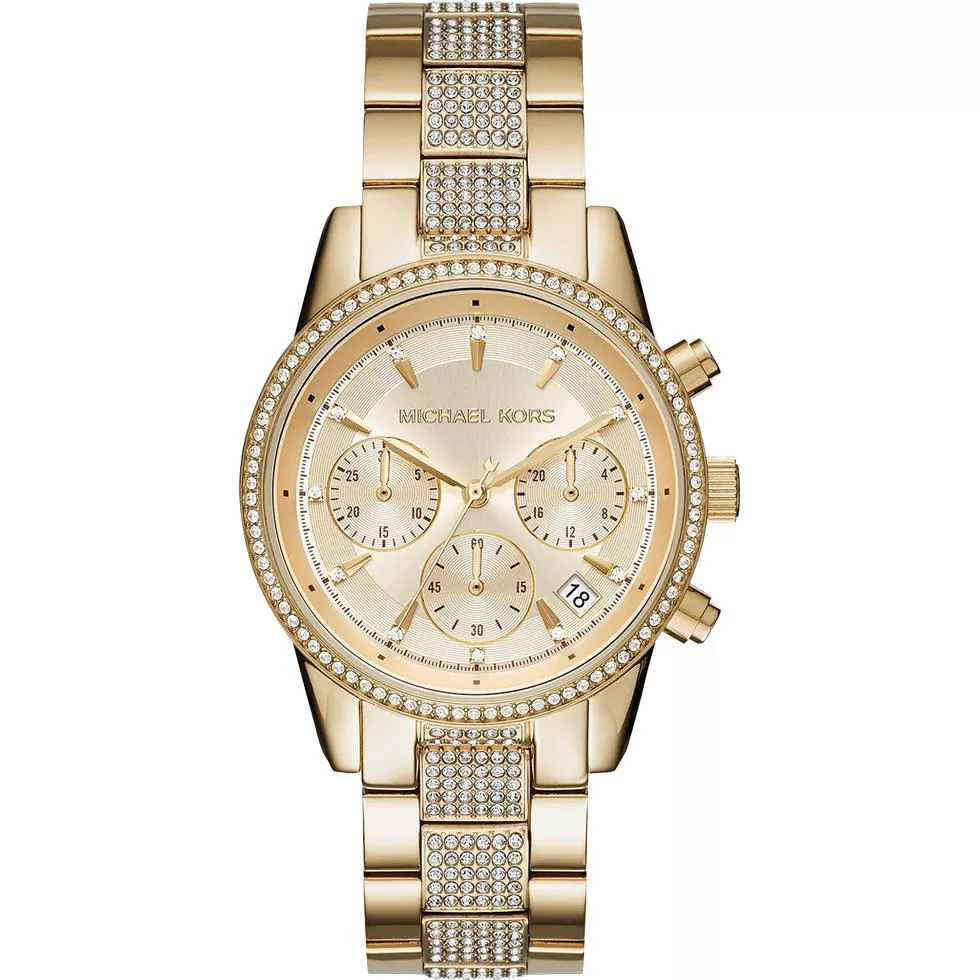 Michael Kors Ritz Gold Watch 37mm