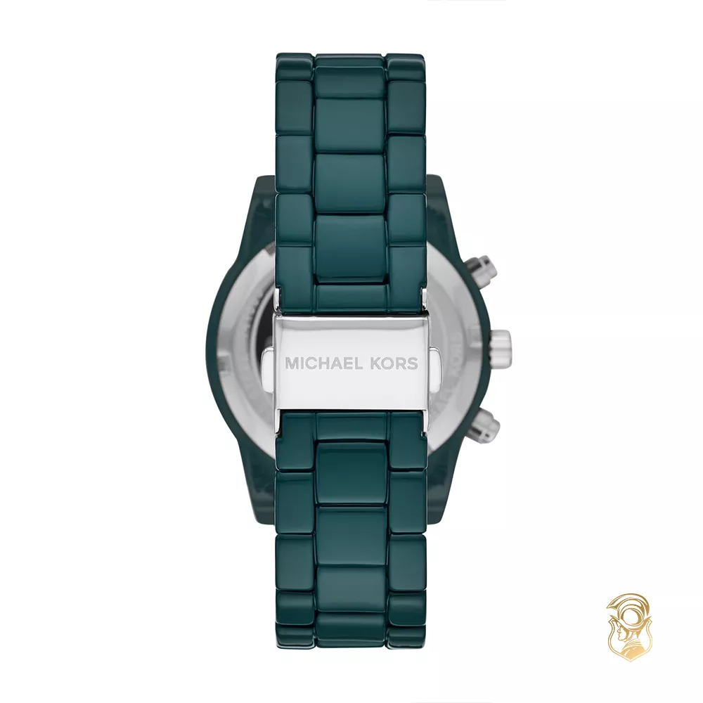 Michael Kors Ritz Pavé Teal Coated Watch 37mm