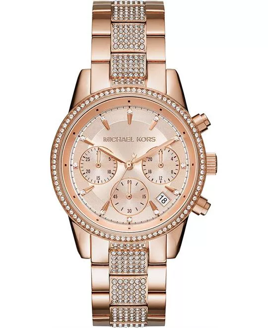 Michael Kors Ritz Pave Watch 37mm