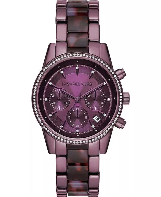 Michael Kors Ritz Purple Watch 37mm