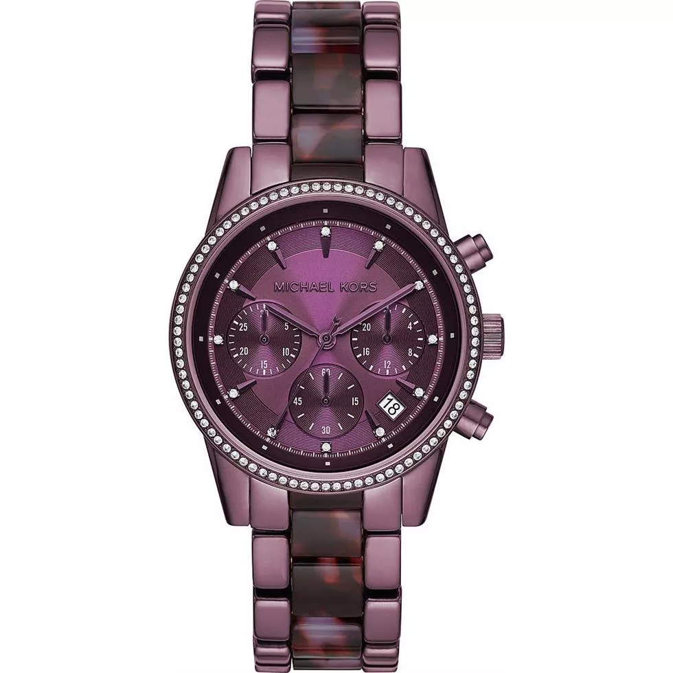 Michael Kors Ritz Purple Watch 37mm