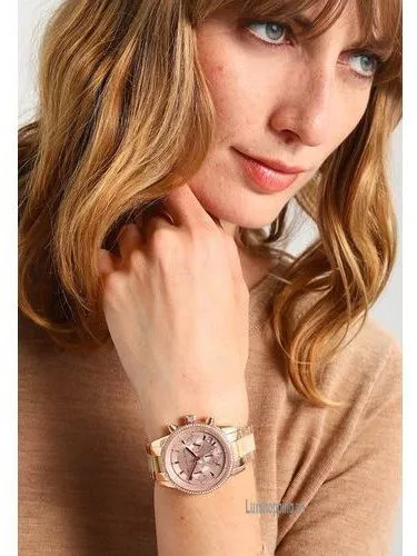 Michael Kors Ritz Rose Gold Watch 37mm